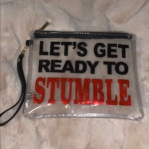 Let’s get ready to stumble make up bag